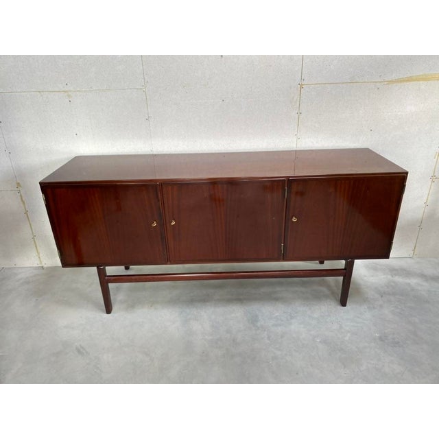 Low Credenza by Ole Wanscher for Poul Jeppesens Møbelfabrik, Denmark, 1970 For Sale - Image 15 of 15