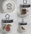 Mid 20th Century Mid 20th Century English Porcelain Egg Coddlers by Royal Worcester & Crown Staffordshire - Set of 4 For Sale - Image 5 of 17
