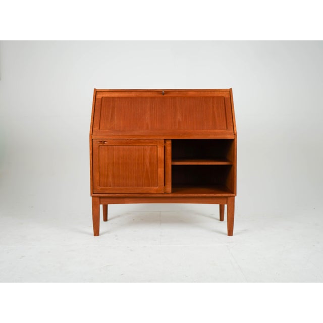 Mid-Century Teak Secretary by H.W. Klein for Bramin, 1960s For Sale - Image 4 of 13