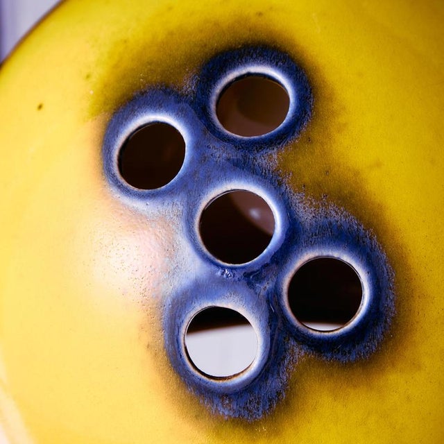 Ceramic Vintage Ceramic Pendant Light, 1970s For Sale - Image 7 of 11