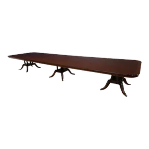 20 Ft. Mahogany Banquet Table by Leighton Hall Made-To-Order