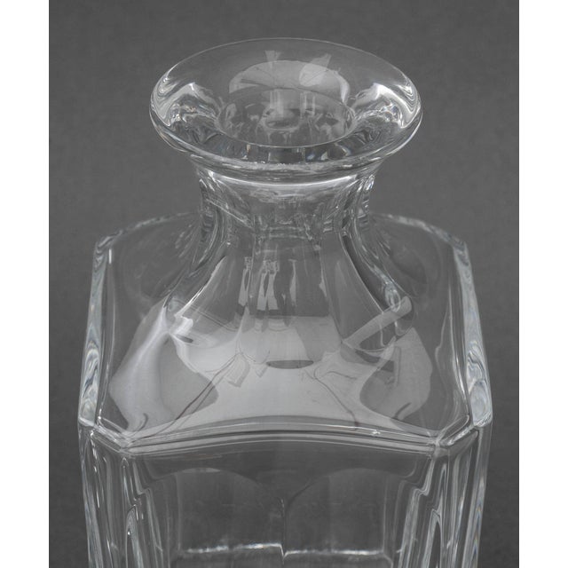 Baccarat Late 20th Century Baccarat Crystal "Harcourt 1841" Whiskey Decanter For Sale - Image 4 of 8