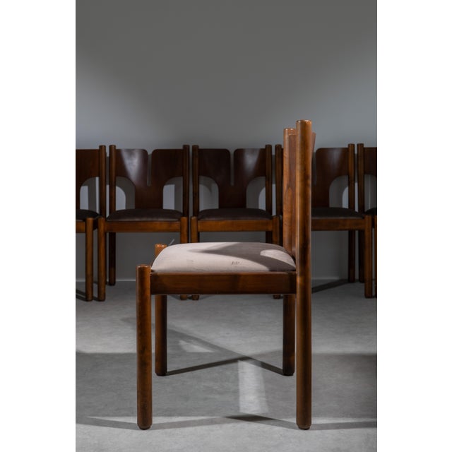 Vintage Italian Chairs from Mobilgirgi, 1970s, Set of 6 For Sale - Image 13 of 16