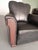 Art Deco Club Chair in Black Leather and Wood, France, 1920s-1940s For Sale - Image 4 of 10