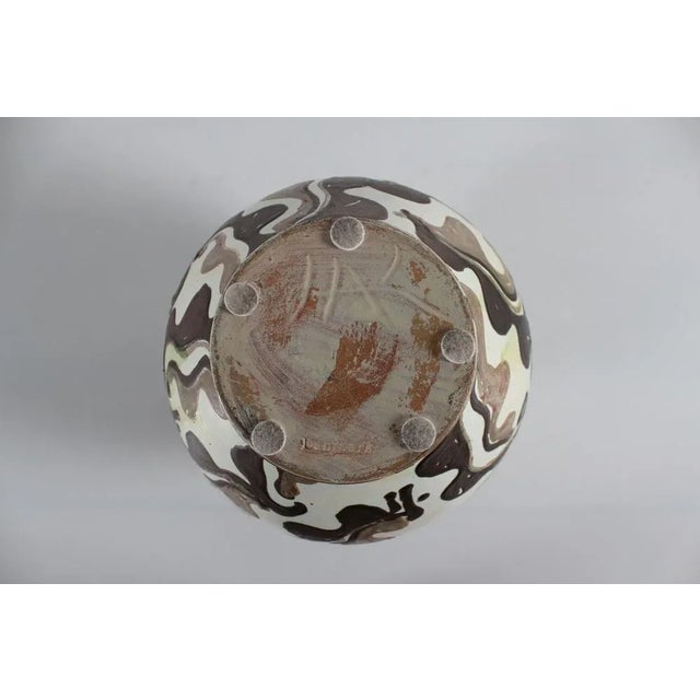 Large Ceramic Vase with Abstract Pattern by Herman A. Kähler, 1920s For Sale - Image 10 of 11