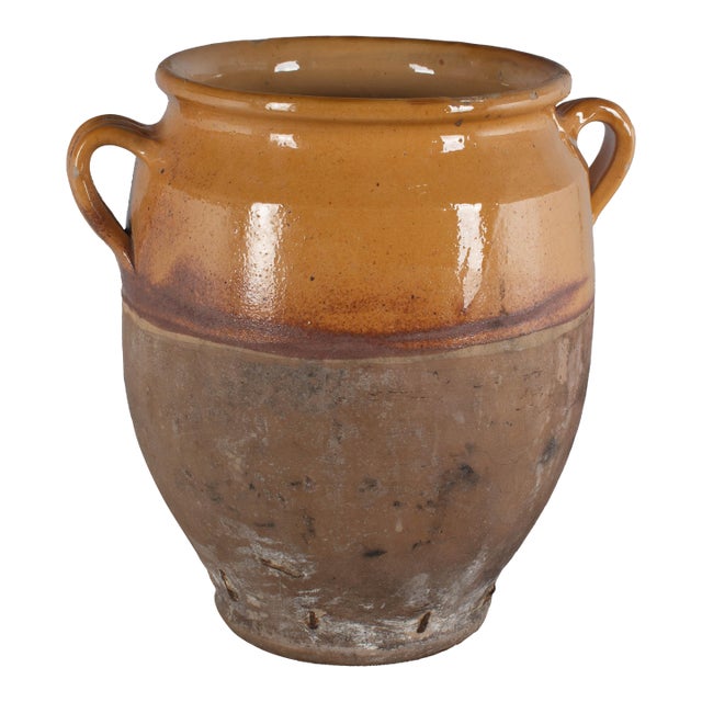 Late 19th Century French Pot À Confit or Terracotta Urn 11.5"h For Sale