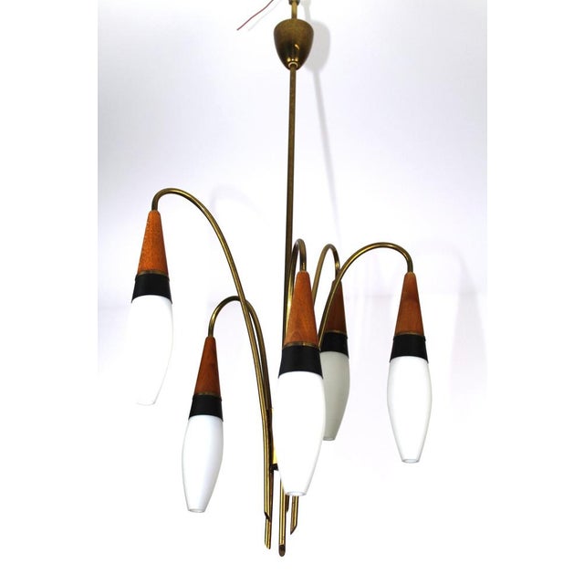 Lily of the Valley Chandelier from Rupert Nikoll, 1950s For Sale - Image 15 of 17
