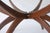 Brown Mid Century Spider Legs Coffee Table With Glass Top For Sale - Image 8 of 16