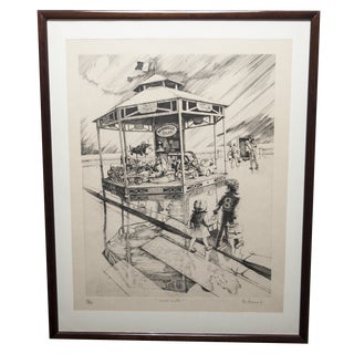 Daniel Authouart, Monday Morning 53-175, 1980s, Lithograph For Sale