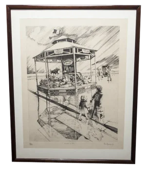 Daniel Authouart, Monday Morning 53-175, 1980s, Lithograph