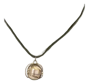 1980s Sterling Sphere Locket