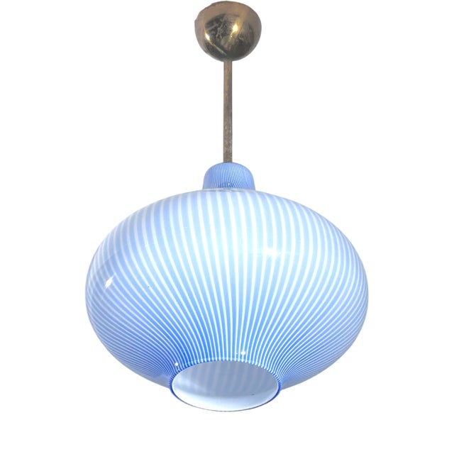 Pendant Lamp by Massimo Vignelli and Paolo Venini for Venini, 1950s For Sale
