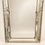 Mid-Century Venetian Etched Glass Wall Mirror With Floral Crest For Sale - Image 4 of 8