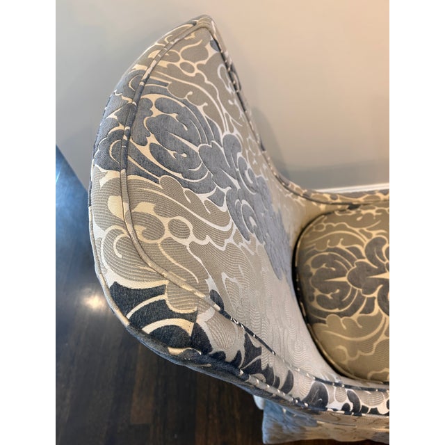 2010s Upholstered Dining Skirted Chair by Pearson For Sale - Image 5 of 7