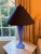 Pair of Cobalt Blue Sirena Table Lamps by John Hutton for Donghia A vibrant pair of hollow, handblown Venetian glass lamps...