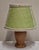 Vintage Table Lamp with Turned Maple Base by Lamplove, 1970s, in Very Good conditions. Designed 1970 to 1979 This piece...