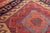 1970s Vintage Handmade Wool Cotton Red Runner Rug For Sale - Image 4 of 11