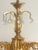 Brass and Crystal Ball 4-Light Chandelier, 1980s For Sale - Image 13 of 15