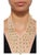 Traditional Kundan 5 Layer Polki Rose Cut Diamond 18 K Bridal Set and Chand Bali For Sale - Image 4 of 8
