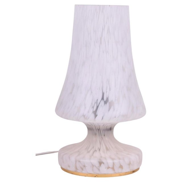 Mid-Century Czech Glass Table Lamp, 1960s For Sale - Image 6 of 6