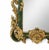 Vintage Rococo Style Gold-Plated Forest Green Framed Wall Mirror. For Sale - Image 4 of 11