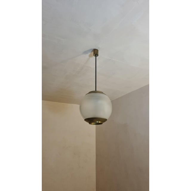 Large LS2 Ceiling Lamp by Luigi Caccia Dominioni for Azucena, 1952 For Sale - Image 6 of 10
