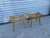 French Country Pair of French Audoux & Minnet Attributed Sycamore and Rope Ottomans For Sale - Image 3 of 10