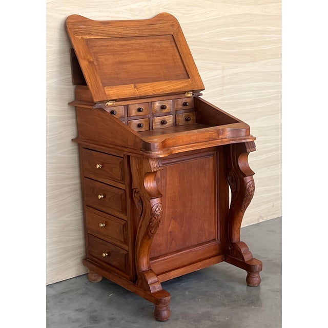 Early 20th Century French Mini Desk/Lady's Desk, Circa 1900 For Sale - Image 5 of 18