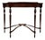 Early 20th Century Antique English Mahogany Serpentine Side Table For Sale