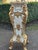 Late 20thC Italian Baroque Cream Gold Pedestals Pair For Sale - Image 16 of 18