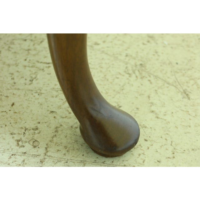 Robert Whitley Solid Walnut Drop Leaf Dining Table For Sale - Image 4 of 13