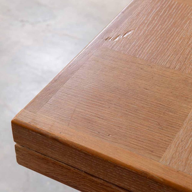 French Carved Wood Dining Table by Charles Dudouyt, Attributed For Sale - Image 16 of 16