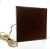 High 1980s Postmodern Gray Obelisk Table Lamp For Sale - Image 4 of 7