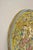 Antique Persian Iznik Qajar Style Ceramic Pottery Oval Tile Hugging Couple C3 For Sale In Philadelphia - Image 6 of 10