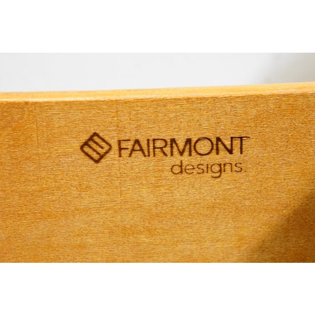 Brown Fairmont Designs Banded Bookmatched Pecan Louis XV French Provincial 32" Nightstand - Chestnut Finish C7025-02 For Sale - Image 8 of 14
