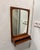 1960s Danish Teak Wall Mirror with Shelf, 1960s For Sale - Image 5 of 5