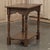 19th Century Rustic Hand Carved Oak Renaissance Revival Side Table For Sale - Image 11 of 18