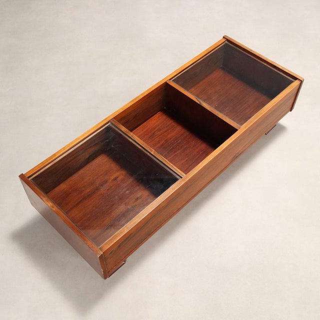 Wood Low Coffee Table, 1970s For Sale - Image 7 of 9