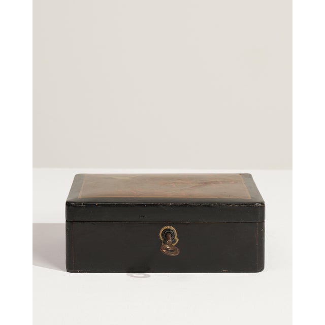 Early 20th Century China Black Lacquer Box For Sale - Image 13 of 18