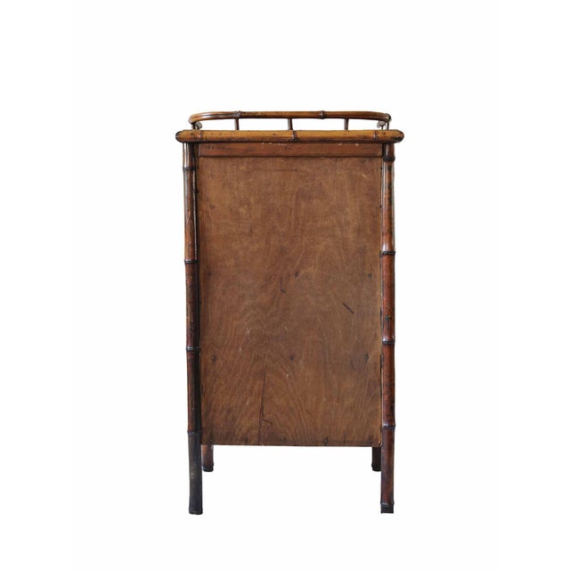 Chinoiserie English Cabinet - Bamboo For Sale - Image 4 of 11