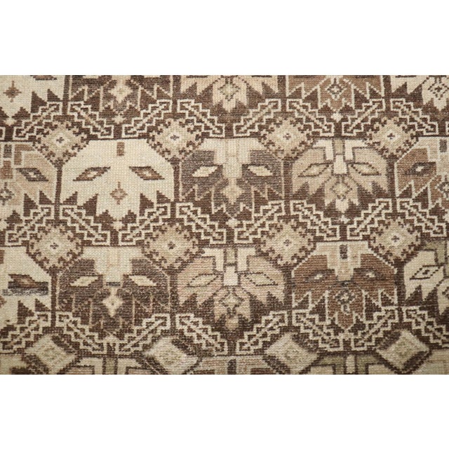 Chocolate Antique Chocolate Malayer Runner - 3'5" x 9'7" For Sale - Image 8 of 8