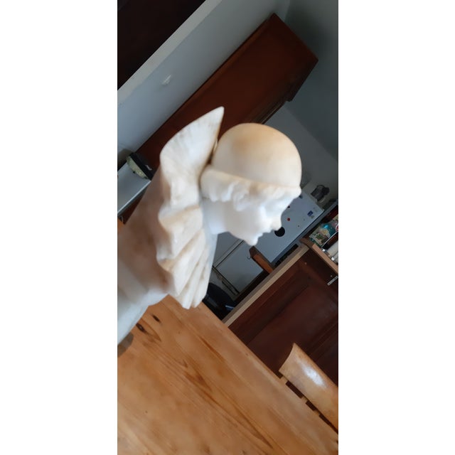 Stone Pugi Guglielmo, Pierrot, 1850, Marble For Sale - Image 7 of 11