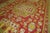 Contemporary Khotan Bright Red Green Yellow Antique 20th Century Wool Handmade Oriental Rug - 5'3" x 8'4" For Sale - Image 3 of 6
