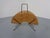 Mid-Century Modern Italian Wicker and Iron Magazine Rack, 1960s For Sale - Image 3 of 18