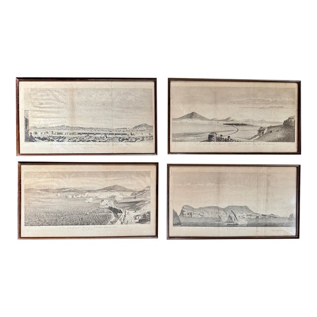 1785 Engravings: "An Attack Upon Gibraltar, September 13, 1782" For Sale
