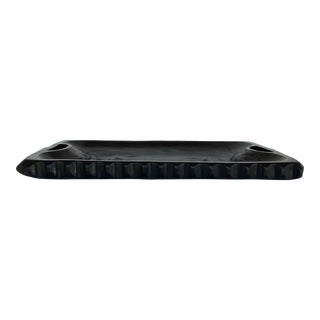 Arteriors Modern Black Teak Evans Tray For Sale