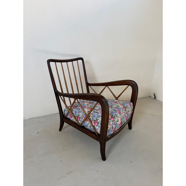 Mid-Century Modern Vintage Lounge Chairs by Paolo Buffa, 1940s, Set of 2 For Sale - Image 3 of 8