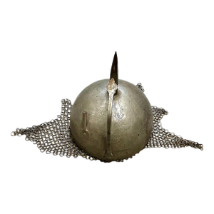 Indo-Persian Kulah Khud Hand-Engraved Steel Helmet