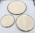 1990s 1990s Lenox Moonspun China Platinum Trim Dinner, Salad, Bread 3pc Plate Set For Sale - Image 5 of 10