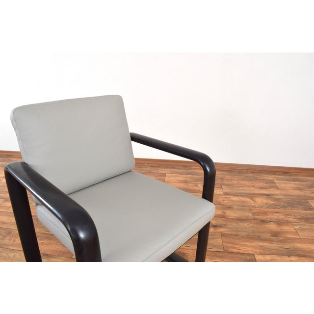 Mid-Century Leather Armchairs by Burkhard Vogtherr for Rosenthal, 1970s, Set of 2 For Sale - Image 12 of 18